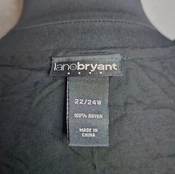 Lane Bryant black open front cardigan sweater size 22/24W - Picture 4 of 4